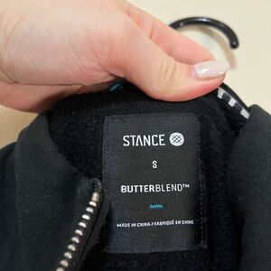Stance black quarter zip men’s S/M